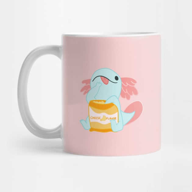 Axolotl Snack by sneebudle